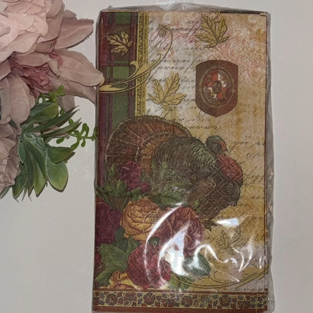 Pier 1 Imports Buffet Guest Napkins Thanksgiving Vintage Thanksgiving Napkins